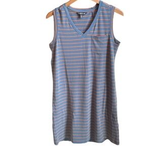 Toad & Co Swifty Striped Tank Dress Size Large